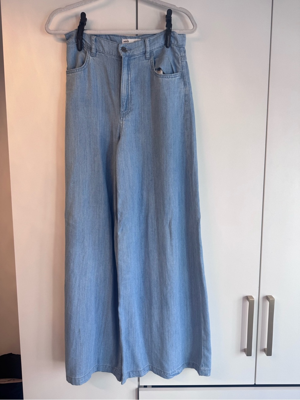MNG Light Blue Wide-Leg Women’s Jeans